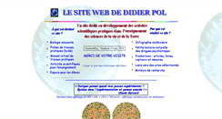 Desktop Screenshot of didier-pol.net