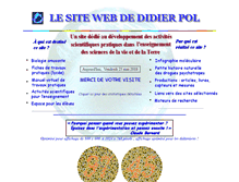 Tablet Screenshot of didier-pol.net